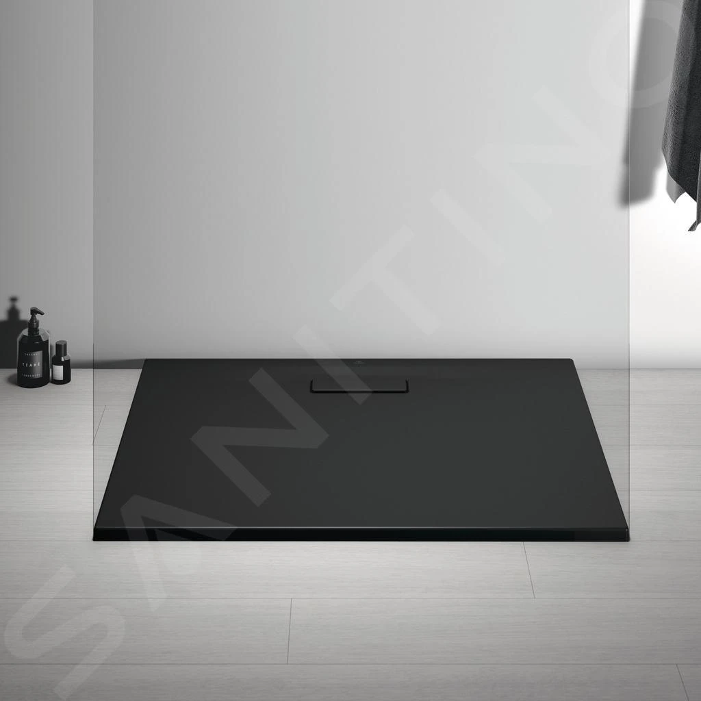 Ideal Standard Ultra Flat New - Douchebak 1200x700 Mm, Zwart T4476V3 - Image 4