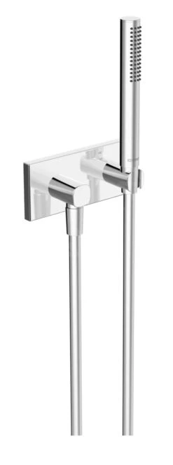 Hansa Matrix - Set Van Douchekop, Houder En Slang, Inbouw, Chroom 44430170