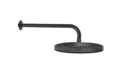 Kielle Aura - Hoofddouche 260, 1 Straalsoort, Douchearm 350 Mm, Mat Zwart 20102SE4