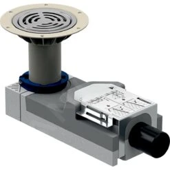 Geberit Toebehoren - Douchevloerafvoer Voor Vloerafwerkingen, Voor Dekvloerhoogte Bij Het Afvoerpunt 114-215 Mm 154.055.00.1