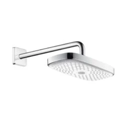Hansgrohe Raindance Select E - Hoofddouche 300 Mm 2jet Douchearm 390 Mm, EcoSmart, Wit/chroom 26609400