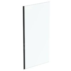 Ideal Standard Connect 2 - Douchewand Wetroom 1200 Mm, Zwart/helder Glas K9379V3