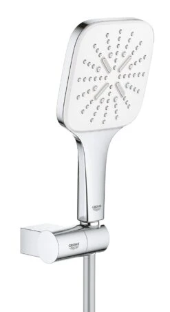 Grohe Rainshower SmartActive Cube - Doucheset - Handdouche130 9,5 L/min, 3-jets, Douchehouder En Doucheslang, Moon White 26588LS0