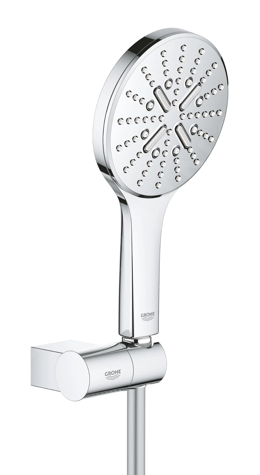 Grohe Rainshower SmartActive - Doucheset - Handdouche130 9,5 L/min, 3-jets, Douchehouder En Doucheslang, Chroom 26580000