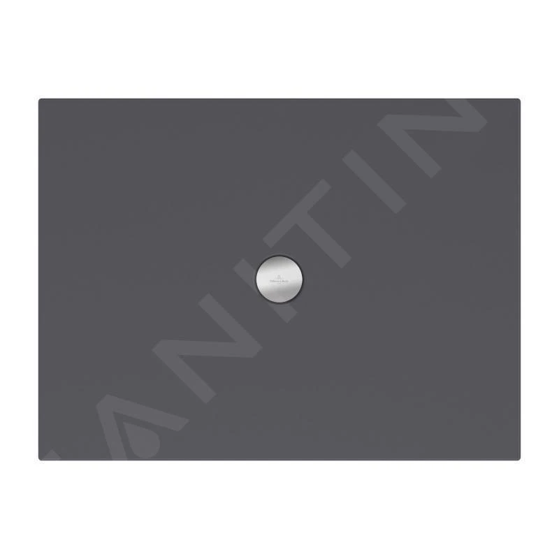 Villeroy & Boch Subway Infinity - Douchebak, 800x1200 Mm, Anti-slip, Ardoise 6231Q3W9