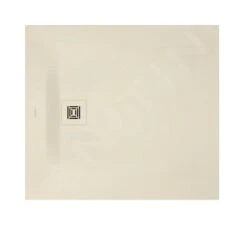 Duravit Sustano - Douchebak, 1000x900 Mm, DuraSolid, Mat Crème 720274620000000