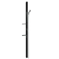 Hansgrohe Unica'E - Douchestang 1500 Mm, Met Doucheslang, Zwart/chroom 27645600