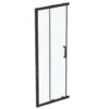 Ideal Standard Connect 2 - Schuif Douchedeur, 2-delig, 900 Mm, Zwart/helder Glas K9261V3