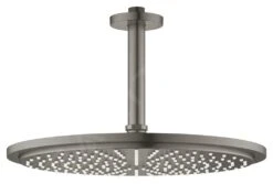 Grohe Rainshower Cosmopolitan - Hoofddouche 310, Douchearm 142 Mm, 1jet, Geborsteld Grafiet Donker 26067AL0