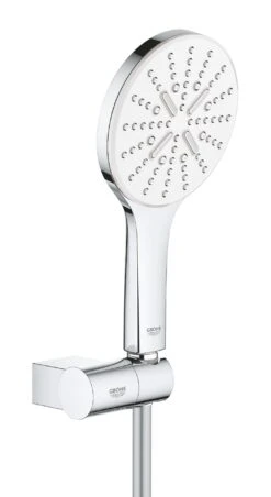 Grohe Rainshower SmartActive - Doucheset - Handdouche130 9,5 L/min, 3-jets, Douchehouder En Doucheslang, Moon White 26580LS0