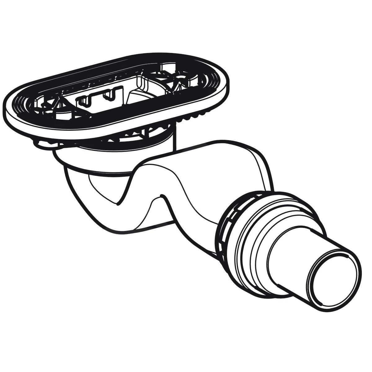Geberit Sestra - Afvoerset Voor Douchebakken, Waterslothoogte 30 Mm 550.019.00.1 - Afbeelding 3