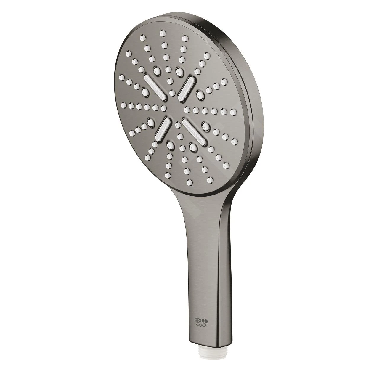 Grohe Rainshower SmartActive - Handdouche 130 9,5 L/ Min, 3-jets, Geborsteld Hard Graphite 26574AL0 - Afbeelding 4