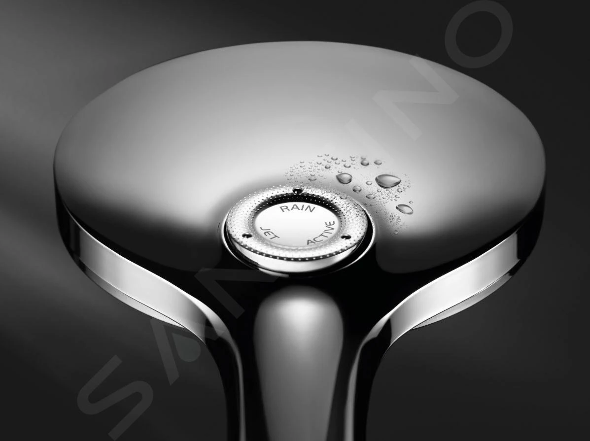 Grohe Rainshower SmartActive - Handdouche 130 9,5 L/ Min, 3-jets, Geborsteld Hard Graphite 26574AL0 - Afbeelding 5