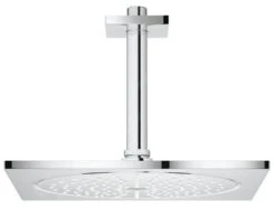 Grohe Rainshower F - Series 10", Hoofddouche 254x254 Mm, Plafondbevestiging 142 Mm, Chroom 26071000