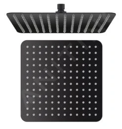 Sapho Douches - Hoofddouche, 300x300 Mm, Zwart/RVS SL101