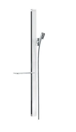 Hansgrohe Unica'E - Glijstang 900 Mm, Met Doucheslang, Wit/chroom 27640400