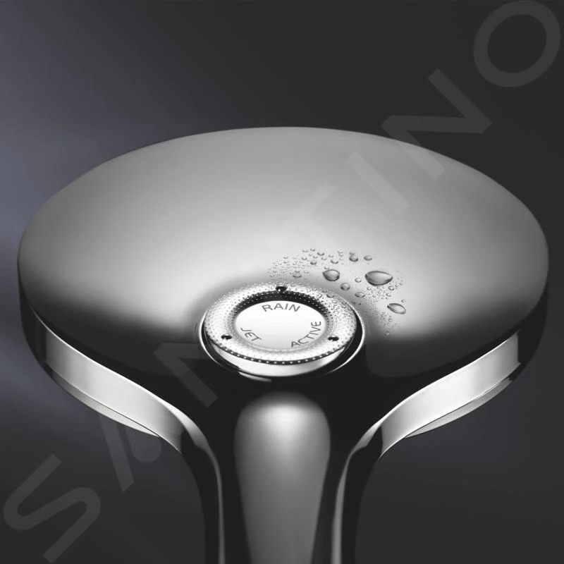 Grohe Rainshower SmartActive - Doucheset - Handdouche130 9,5 L/min, 3-jets, Douchehouder En Doucheslang, Chroom 26580000 - Afbeelding 4