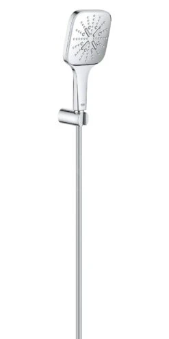 Grohe Rainshower SmartActive Cube - Doucheset - Handdouche130 9,5 L/min, 3-jets, Douchehouder En Doucheslang, Chroom 26589000