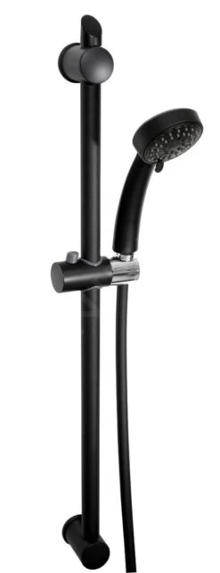 Novaservis Douchesets - Set Van Douchekop, 3-jets, Doucheslang En Douchestang, Zwart KIT602,5