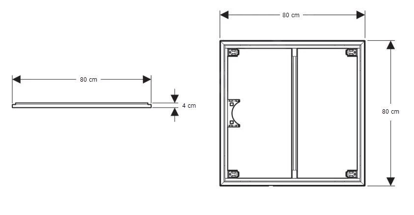 Geberit Setaplano - Installatieframe Voor Douchebakken Tot 1000 Mm, Voor 4 Steunpoten 154.460.00.1 - Image 2