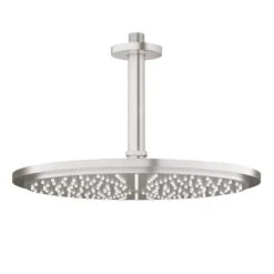 Grohe Rainshower - Hoofddouche Cosmopolitan, Diameter 310 Mm, Douchearm Plafond 142 Mm, Supersteel 26067DC0