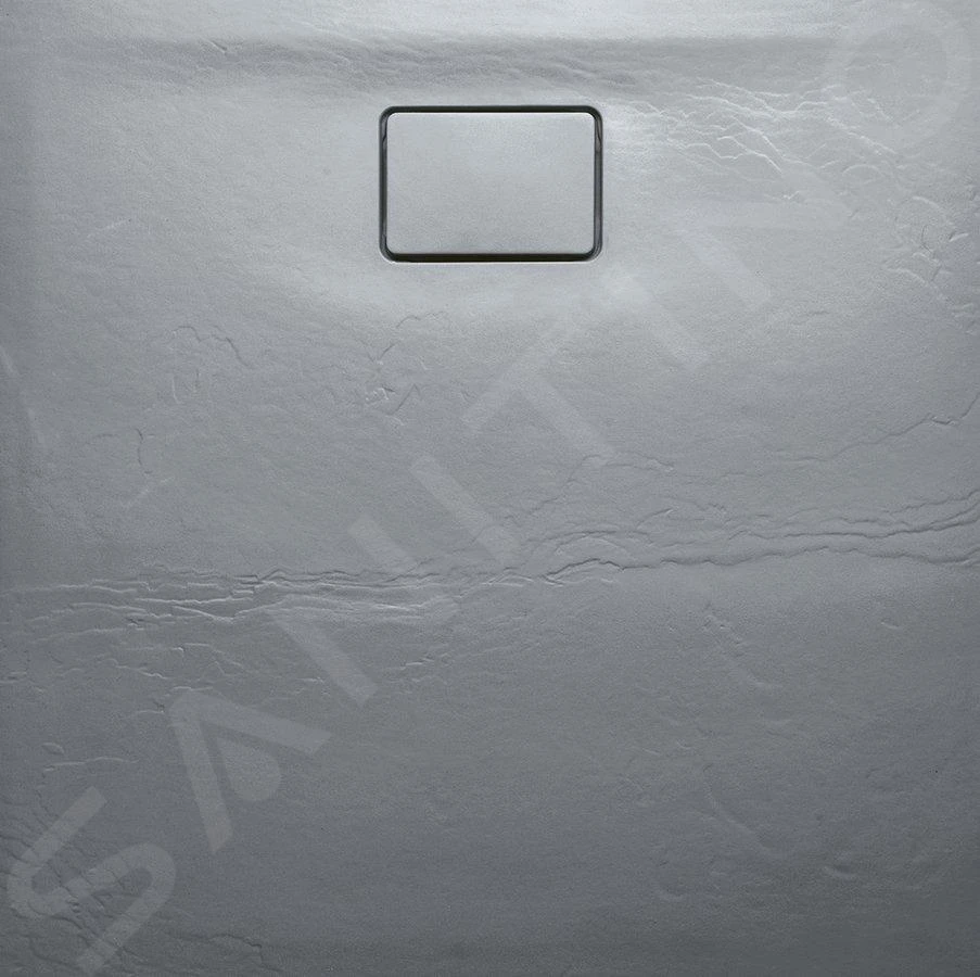 Sapho Acora - Douchebak 900x900 Mm, Gegoten Marmer, Decor Grijze Steen AC022