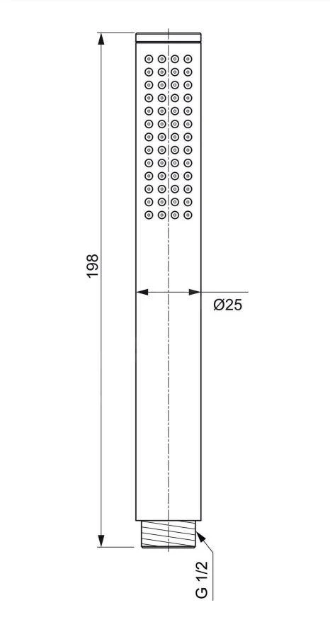Ideal Standard Idealrain Atelier - Handdouche, Magnetic Grey BC774A5 - Afbeelding 2