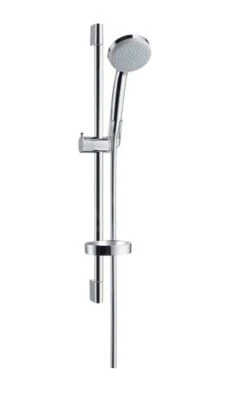 Hansgrohe Croma 100 - Glijstangset Met Douchekop, Douchestang 65 Cm En Zeepschaal, Chroom 27772000