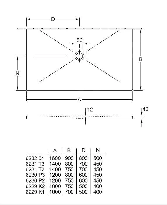 Villeroy & Boch Subway Infinity - Douchebak, 750x1000 Mm, Anti-slip, Alpine Wit 6229K201 - Image 2