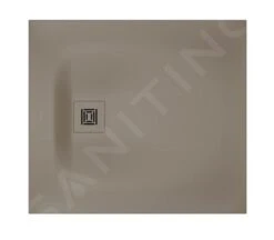 Duravit Sustano - Douchebak, 900x800 Mm, DuraSolid, Mat Beige 720270640000000