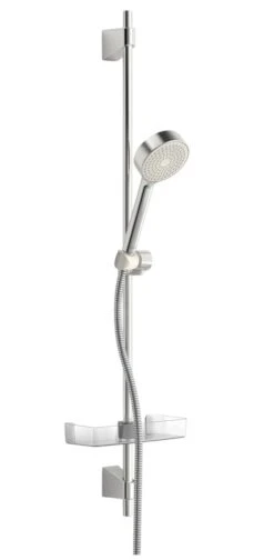 Hansa Basicjet - Set Douchekop, 1jet, Doucheslang En Douchestang Met Planchet, Chroom 44670113