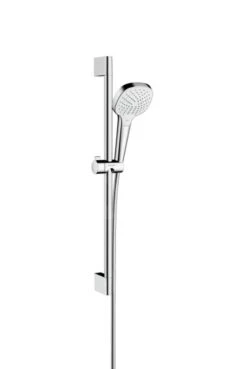 Hansgrohe Croma Select E - Vario Glijstangset EcoSmart 9l/min, 0,65 M, Wit/chroom 26583400