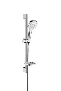 Hansgrohe Croma Select E - Vario Glijstangset 0,65 M, Met Zeepschaal Casetta Wit/chroom 26586400
